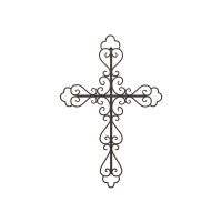 Handcrafted Iron Religious Wall Art Cross Wall Decor For Home Decor In Living Room