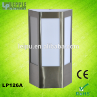 New design E27 socket IP44 waterproof modern stainless steel garden outdoor wall light