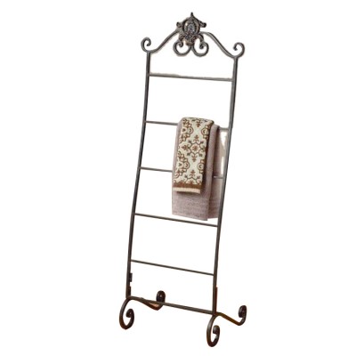 Hot sale wrought iron towel rack