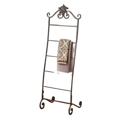 Metal Wire Wall Mounted Bathroom Towel Shelf