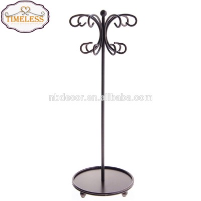 Factory Directly Metal Jewelry Organizer Hanging Necklace Tree Bracelet Storage Rack