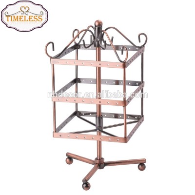 Iron Jewelry Display Stand Jewelry Rotating Rack