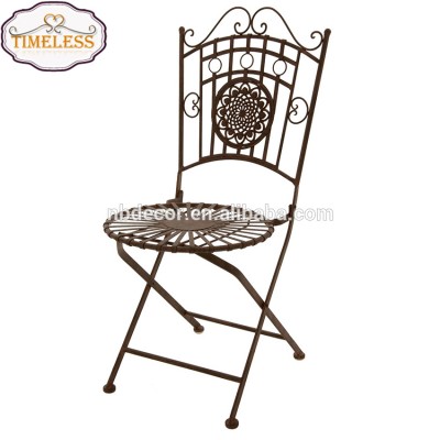 New design hot sale wrought iron chair