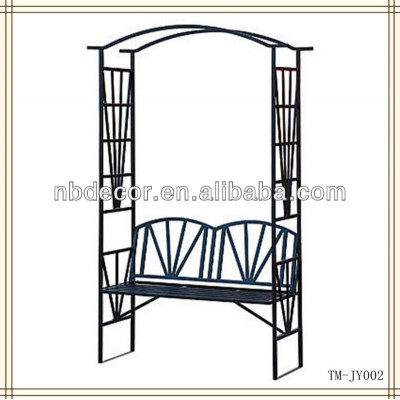 Hot sale black wrought irongarden arches