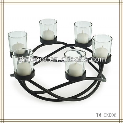 Wholesale wrought iron wedding candelabra centerpieces