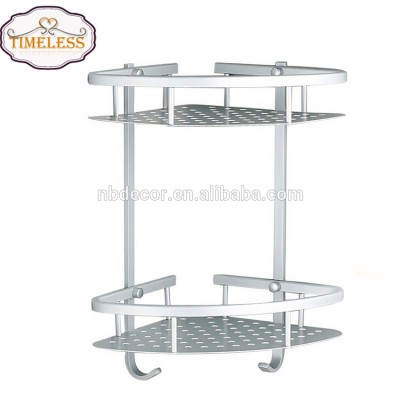 Factory Directly Chrome Bathroom Corner Shelf Rack