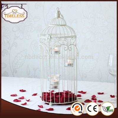 New design hot sale metal wire decorative bird cages