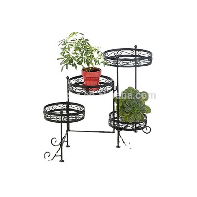 4-Tier iron flower pot stand, flower Stand, Metal Plant Stand